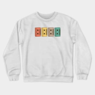 Retro Cassette Tape Vintage Style Crewneck Sweatshirt